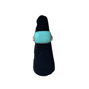 Women's Unbranded Turquoise & Silver Tone Ring - One Size
